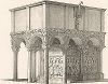 Амвон или кафедра из базилики Сант-Амброджо в Милане, XII век.  Meubles religieux et civils..., Париж, 1864-74 гг. 