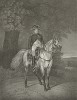 Наполеон I Бонапарт (1769-1821) в 1815 г. Редкая немецкая литография 30-х гг. XIX века
