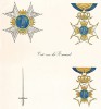 Шведско-норвежский орден Меча, основанный королем Густавом Вазой в 1522 г. Afbeeldingen der oudere en nieuwere thans bestaande Ridderorden. Амстердам, 1843