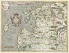 Карта Ливонии. Livonia. Составил Герхард Меркатор, издал Хенрикус Хондиус. Амстердам, 1627