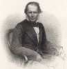 Джеймс Брук (1803 - 1868) - основатель династии Белых раджей Саравака. Gallery of Historical and Contemporary Portraits… Нью-Йорк, 1876