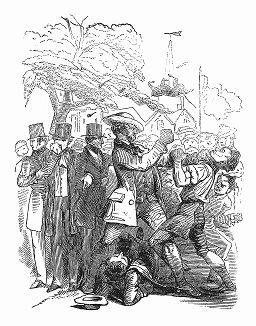 Иллюстрация к рассказу мисс Камиллы Тулман, опубликованному в 1844 году (The Illustrated London News №90 от 20/01/1844 г.)