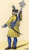 1725-1814 гг. Солдат швейцарской гвардии короля Саксонии с протазаном. Коллекция Роберта фон Арнольди. Германия, 1911-29