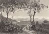 Турин -- город в северной Италии. Meyer's Universum, Oder, Abbildung Und Beschreibung Des Sehenswerthesten Und Merkwurdigsten Der Natur Und Kunst Auf Der Ganzen Erde, Хильдбургхаузен, 1840 год.
