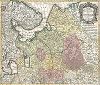 Карта империи Московитов, северная часть. Mappae Imperii Moscovitici pars Septentrionalis. Издана Гийомом Делилем на основе карты Маттеуса Зойтера, Аусгбург, 1730. 