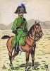 1805 г. Офицер конных егерей армии королевства Бавария. Коллекция Роберта фон Арнольди. Германия, 1911-29