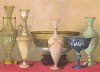 Изящные вазы, кубок и чаша для омовения рук от фирмы La Garenne, официального поставщика стекла двора великого герцогства Люксембург (Каталог Всемирной выставки в Лондоне. 1862 год. Том 3. Лист 208)