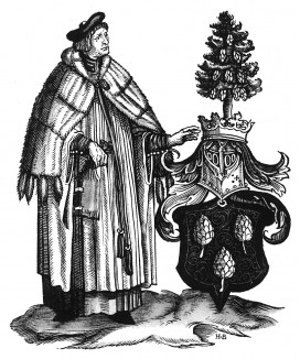 Хильгер фон Вальдбург. Ганс Бургкмайр для Matthaeus von Pappenheim / Chronik der Truchsess von Waldburg. Германия, 1530. Репринт 1932 г.