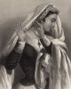 Леди Анна, героиня пьесы Уильяма Шекспира "Король Ричард III". The Heroines of Shakspeare. Лондон, 1850-е гг.
