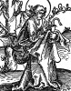 Святой апостол Иоанн Евангелист (Богослов). Ганс Бальдунг Грин. Иллюстрация к Hortulus Animae. Издал Martin Flach. Страсбург, 1512