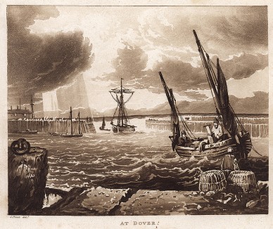 Дувр. Рисовал известный английский художник Сэмюэль Праут (1783--1852 гг.). 