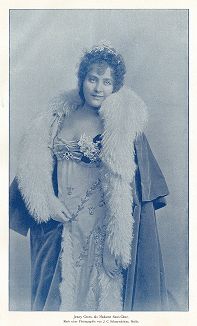 Актриса Дженни Гросс в роли мадам Сан-Жен. Moderne Kunst..., т. 9, Берлин, 1895 год. 