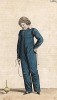 Домашний костюм маленького парижанина начала XIX века. Из первого французского журнала мод эпохи ампир Journal des dames et des modes, Париж, 1813. Модель № 1350