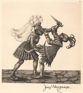 Из Freydal. Des Kaisers Maximilian I. Turniere und Mummereien (Репринт 1882 года. Вена. Лист 159)