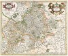 Карта герцогства Вюртемберг. Wirtenberg Ducatus. Составил Герхард Меркатор. Дуйсбург, 1560 