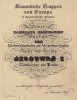 Титульный лист альбома литографий Das Koniglich Wurttembergische Militair aus dem grossen Werke Saemmtliche Truppen von Europa, посвящённого королём Вюртембергским Вильгельмом I своему отцу Фридриху I. Вюрцбург. 1840 год