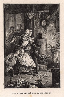 Иллюстрация 2 к первой части автобиографического романа Альфонса Доде "Малыш". Париж, 1874