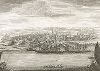Вид города Чебоксара на р. Волгу к северу, 1770 год. 