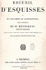 Титульный лист альбома литографий "Коллекция эскизов и фрагментов композиций из собрания живописца Эннекена". Recueil d'esquisses et fragmens de compositions, tirés du portefeuille de Mr. Hennequin. Турне (Бельгия), 1825