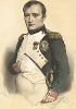 Наполеон I, император французов, в 1808 году. Литография Эмиля Лассаля, кавалера Ордена Почетного легиона. 