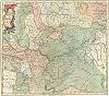 Царство Казанское с окольными провинциями и частью реки Волги. Atlas Russicus mappa una generali ... Petropolitanae, Санкт-Петербург, 1745.  
