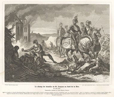 Битва при Санкт-Якобе у Бирса 26 августа 1444 года. 