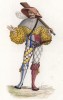 Немецкий аркебузир (XVI век) (лист 11 работы Жоржа Дюплесси "Исторический костюм XVI -- XVIII веков", роскошно изданной в Париже в 1867 году)