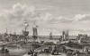 Новый порт Шербура (лист 37 из альбома гравюр Nouvelles vues perspectives des ports de France..., изданного в Париже в 1791 году)