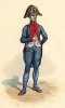 1805 г. Воспитанник 1-го батальона французской военной академии Сен-Сир. Коллекция Роберта фон Арнольди. Германия, 1911-29