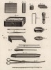 Роспись по эмали. Инструменты для росписи (Ивердонская энциклопедия. Том IV. Швейцария, 1777 год)