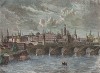 Москва. Общий вид на Кремль. Zigzag Journeys in the Orient. Бостон, 1883