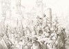 8 сентября 1571 года. Турки заживо сдирают кожу с Маркантонио Брагадино, командующего венецианским гарнизоном города Фамагуста. Storia Veneta, л.112. Венеция, 1864