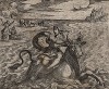 Юпитер в образе быка похищает Европу. Гравировал Антонио Темпеста для своей знаменитой серии "Метаморфозы" Овидия, л.21. Амстердам, 1606