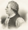Карл Майкл Беллман (4 февраля 1740 - 11 февраля 1795), народный поэт Швеции, получивший прозвище Северный Анакреон. Galleri af Utmarkta Svenska larde Mitterhetsidkare orh Konstnarer. Стокгольм, 1842