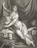 Смерть Лукреции с живописного полотна Андреа дель Сарто. Лист из знаменитого издания Galérie du Palais Royal..., Париж, 1786