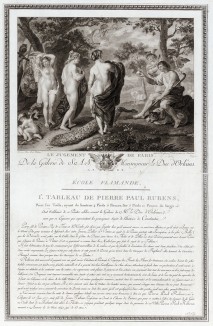 Суд Париса. Galérie du Palais Royal gravée d’après les tableaux des différentes еcoles... Париж, 1786