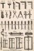 Столярная мастерская. Инструменты (Ивердонская энциклопедия. Том VIII. Швейцария, 1779 год)