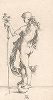 Богиня удачи Фортуна. Гравюра Альбрехта Дюрера, выполненная ок. 1497 года (Репринт 1928 года. Лейпциг)