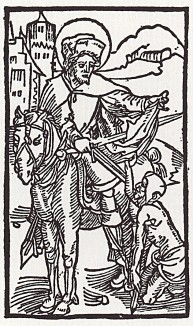 Альбрехт Дюрер. Святой Иероним (иллюстрация к Базельскому молитвеннику 1494 года)