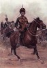 Английский конный егерь (иллюстрация к His Magesty's Territorial Army... Лондон. 1911 год)