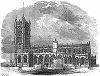 Манчестерский собор -- средневековая коллегиальная церковь, расположенная в центре английского города Манчестер, являющаяся резиденцией епископа (The Illustrated London News №300 от 29/01/1848 г.)