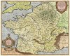 Карта античной Галии по Страбону, Вергилию и пр. Galliae veteris typus. Составил Абрахам Ортелиус. Антверпен, 1594