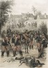 Французские кирасиры на привале в 1886 году (из Types et uniformes. L'armée françáise par Éduard Detaille. Париж. 1889 год)