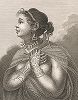 Грудное изображение женщины острова Нукагивы