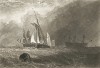 Вид на Ширнесс с Нора - якорной стоянки в устье Темзы. «Галерея Тёрнера». Лондон, 1870-е гг.