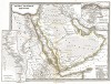 Древняя Аравия, Эфиопия и Египет. Карта из "Atlas Antiquus" (Древний атлас) Карла Шпрюнера и Теодора Менке, Гота, 1865 год