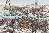 Франко-прусская война 1870-71 гг. Сражение при Нюи-Сен-Жорж 18 декабря 1870 г. Редкая немецкая литография