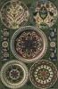 Древнеперсидская керамика (лист 19 альбома "Сокровищница орнаментов...", изданного в Штутгарте в 1889 году)