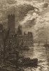 Вестминстер. Лист из серии "Галерея офортов". Лондон, 1880-е