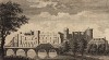 Вид на знаменитый замок Уорвик (Англия) (из A New Display Of The Beauties Of England... Лондон. 1776 г. Том 2. Лист 249)